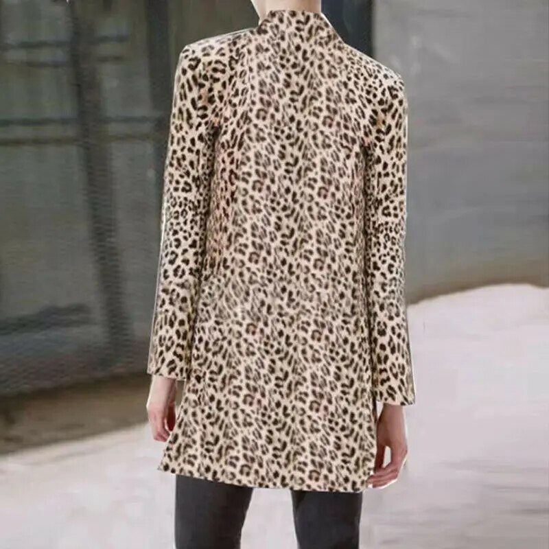 Leopard Printed Coat