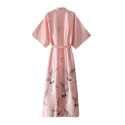 Mini Kimono Robe and Nightgown