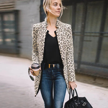 Leopard Printed Coat