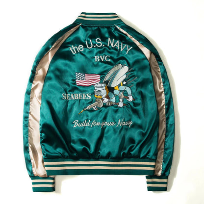 Bomber Hip Hop Jacket Sea Bees