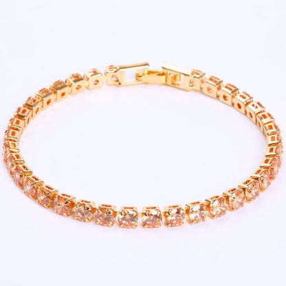 Iced Out Chain Crystal Bracelet