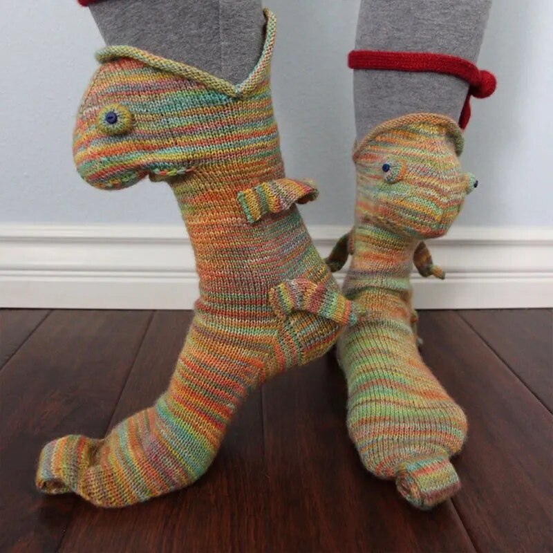 Snuggle Socks Shark Fish Chameleon Crocodile