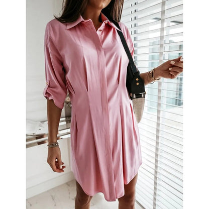 Autum Long Sleeve Mini Dress