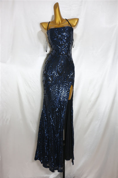 Elegant Fish Tail Sequin Dress