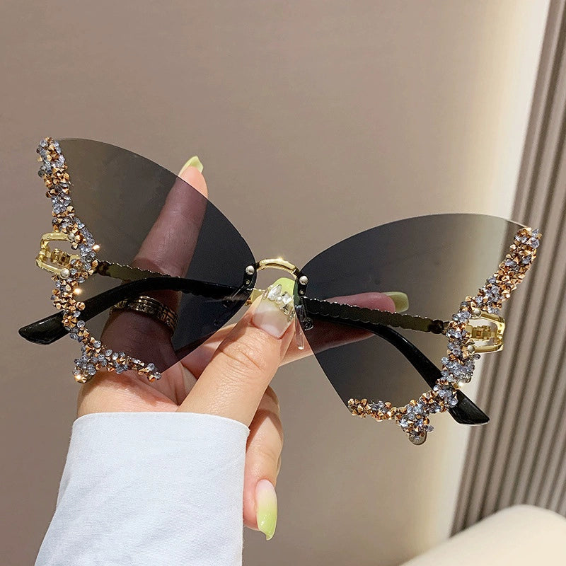 2023 Diamond Butterfly Sunglasses