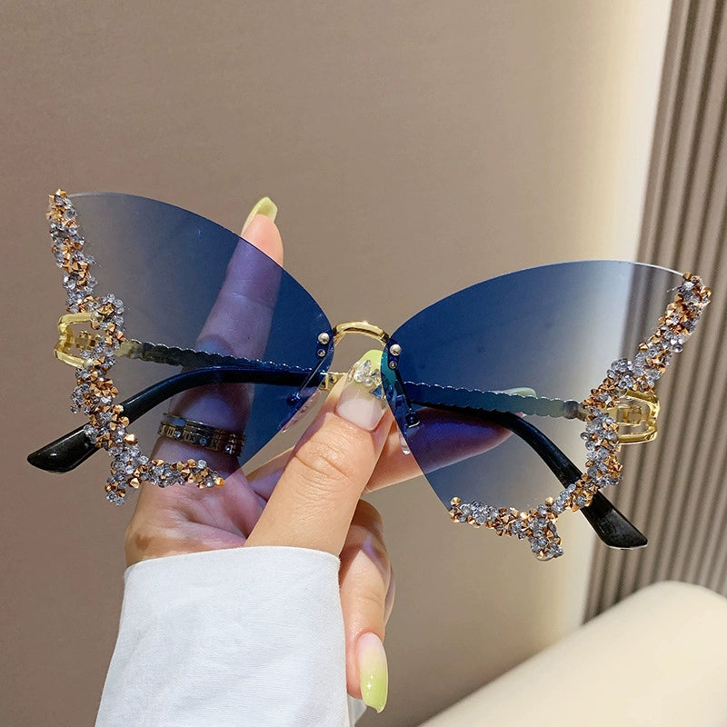 2023 Diamond Butterfly Sunglasses