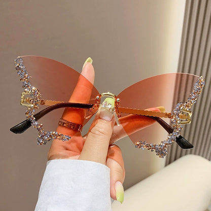 2023 Diamond Butterfly Sunglasses