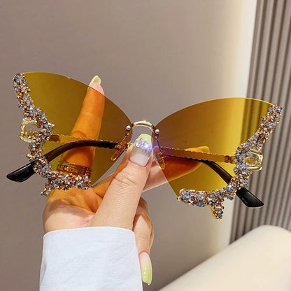 2023 Diamond Butterfly Sunglasses