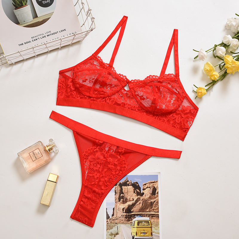 Multi-Color Lace Bra and panties set