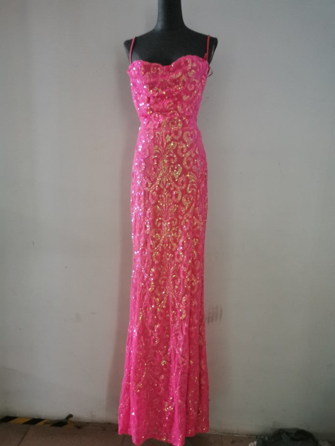 Elegant Fish Tail Sequin Dress