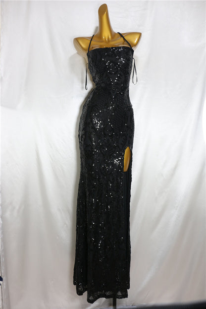 Elegant Fish Tail Sequin Dress