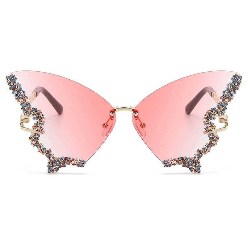 2023 Diamond Butterfly Sunglasses