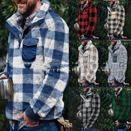 Plaid Plush Jacket