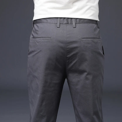 Cotton Casual Stretch Trousers