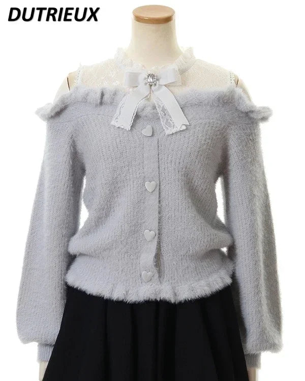 Sweet Lolita Off Shoulder Sweater