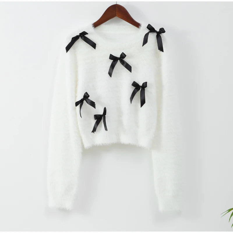 Bow Round Neck Sweater