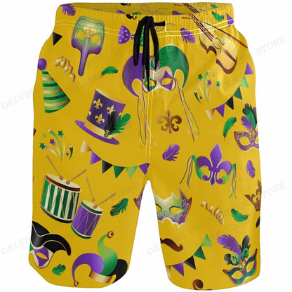 Duck Print Board Short Kids Beach Shorts