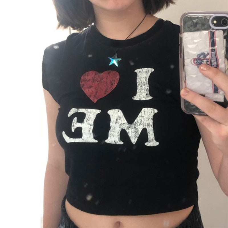 I LOVE ME Harajuku T-shirt