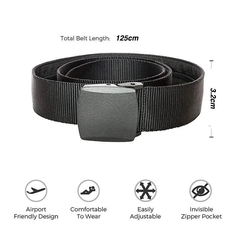 New Outdoor Cash Anti Theft Belt