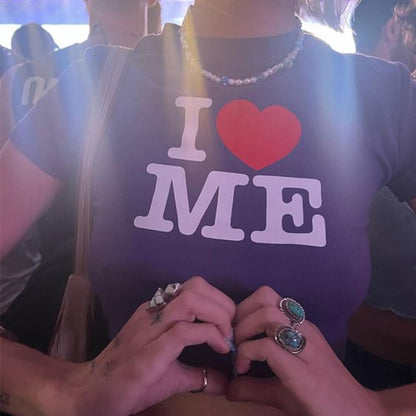 I LOVE ME Harajuku T-shirt