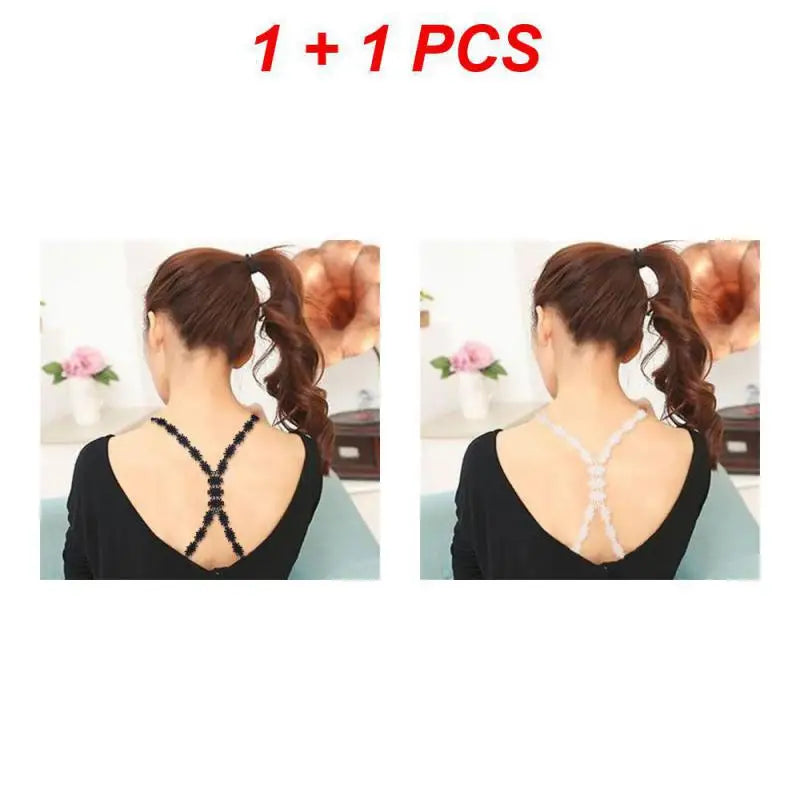 1/2/3PCS Invisible Shoulder Strap Fashionable Sexy Halter Dress