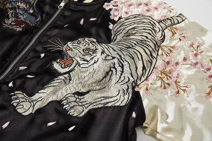 High Quality Chinese Style Dragon and Phoenix Embroidered Jacket