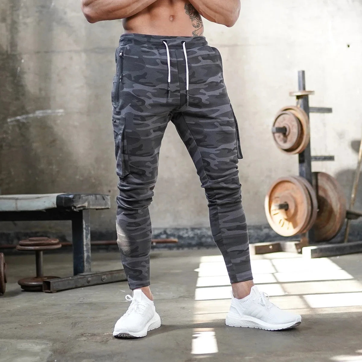 FOXXAMO Cross Border New Sports Fitness Cargo Pants