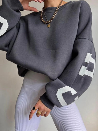 Loose Pullover Sweatshirt