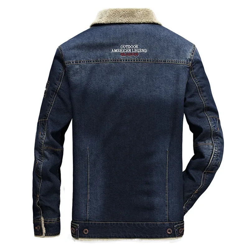 Thick Coat Men Denim