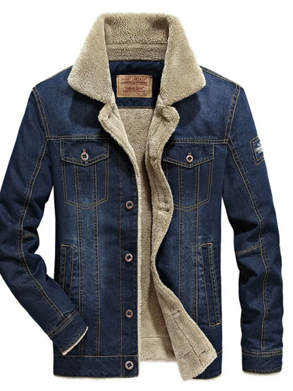 Thick Coat Men Denim