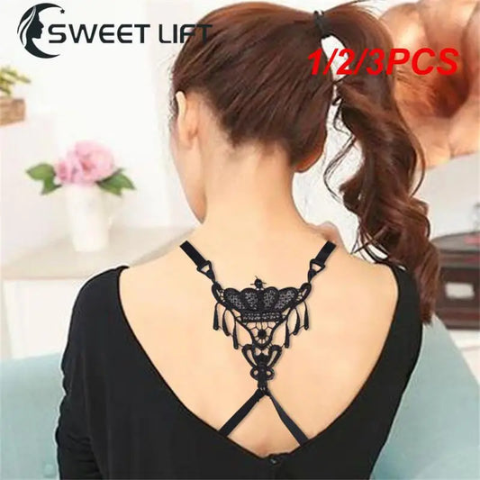 1/2/3PCS Invisible Shoulder Strap Fashionable Sexy Halter Dress