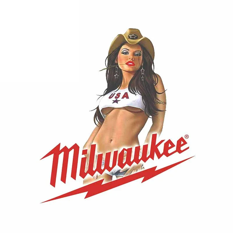 New Design Milwaukee Fine Motorcycle Decal