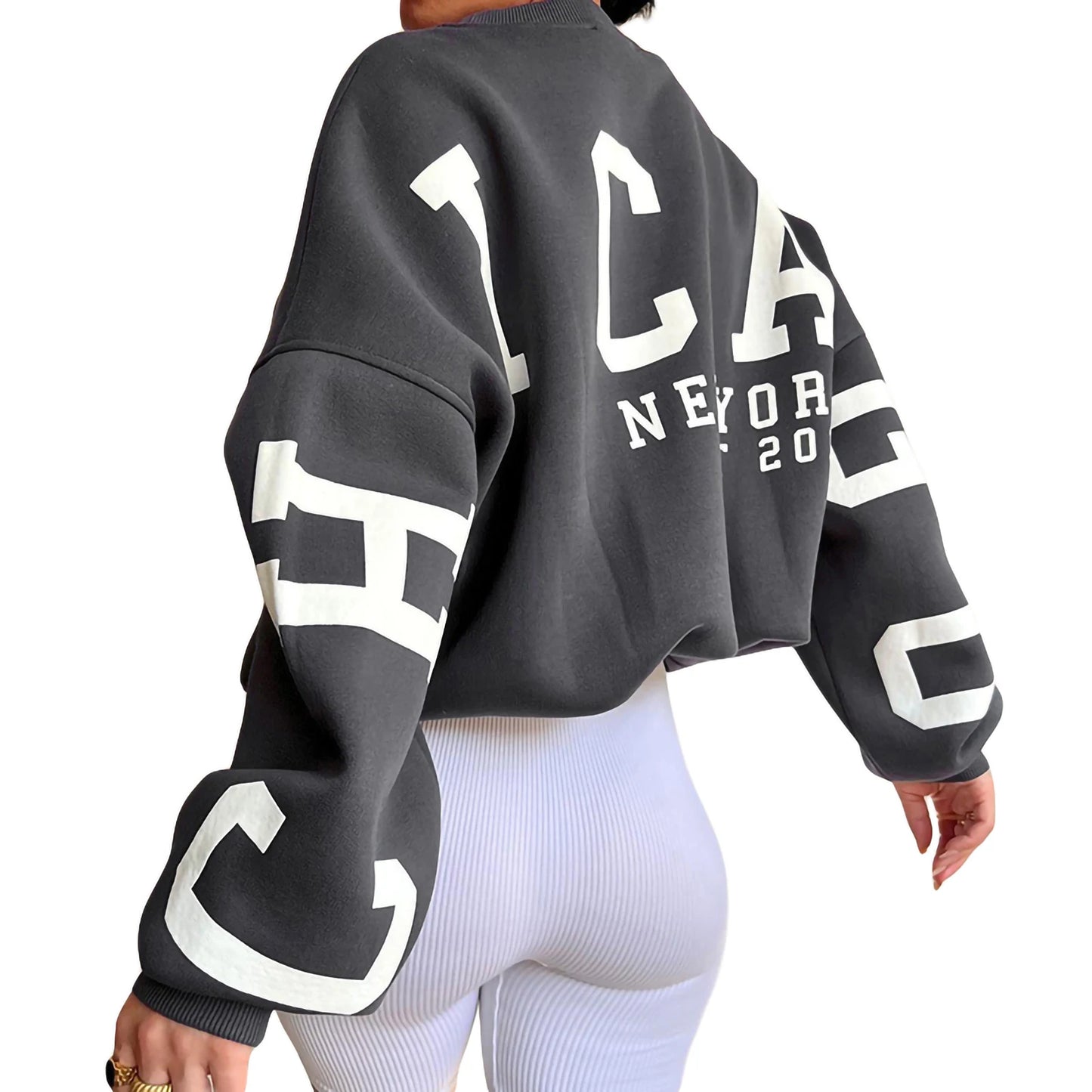 Loose Pullover Sweatshirt