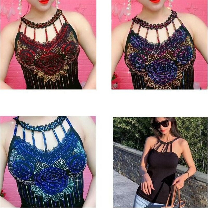 Diamond Rose Flower Camisole NEW 2023