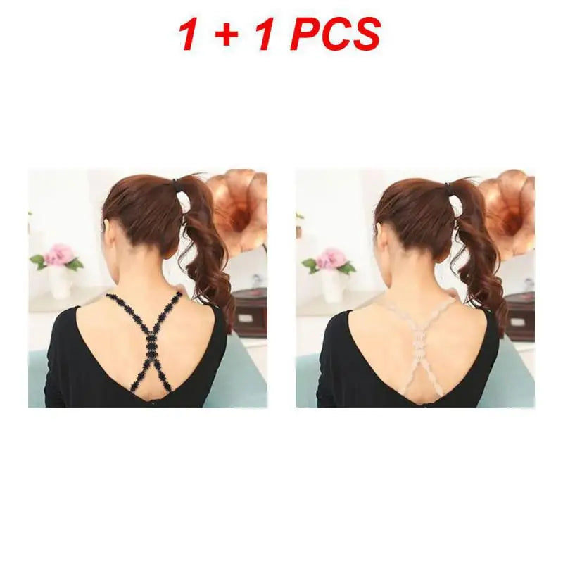 1/2/3PCS Invisible Shoulder Strap Fashionable Sexy Halter Dress