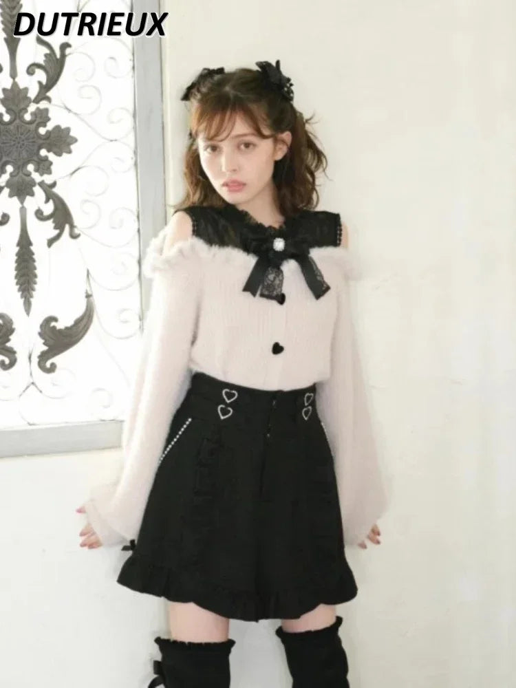 Sweet Lolita Off Shoulder Sweater