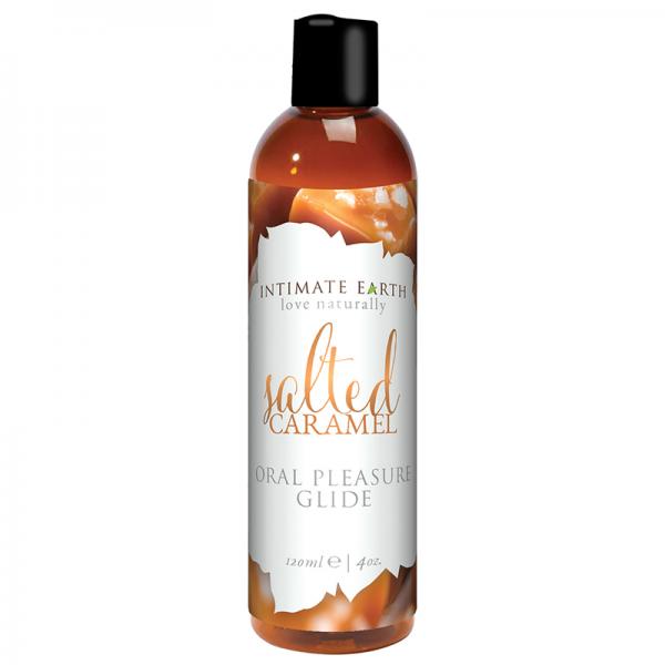 Intimate Earth Sea Salt Caramel Flavored Glide 120ml.