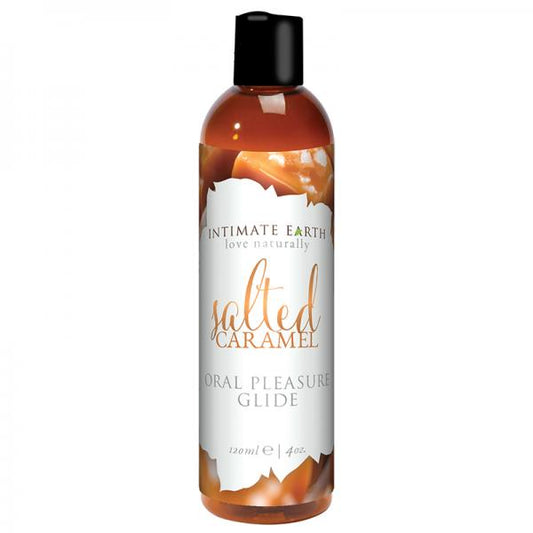 Intimate Earth Sea Salt Caramel Flavored Glide 120ml.