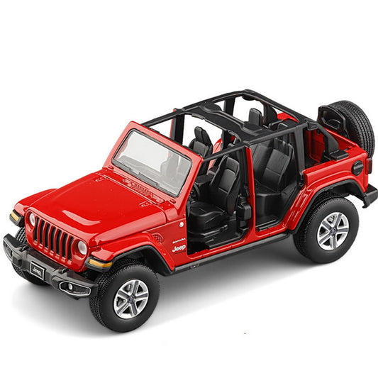 1:32 Jeep Wrangler Rubicon Alloy Model Toy