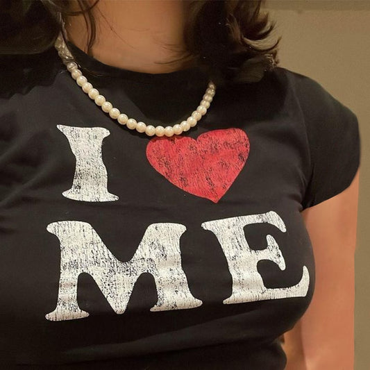 I LOVE ME Harajuku T-shirt