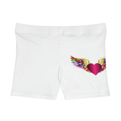 Flying Heart Short Biker Shorts