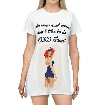 "Hard Things" T-Shirt Dress