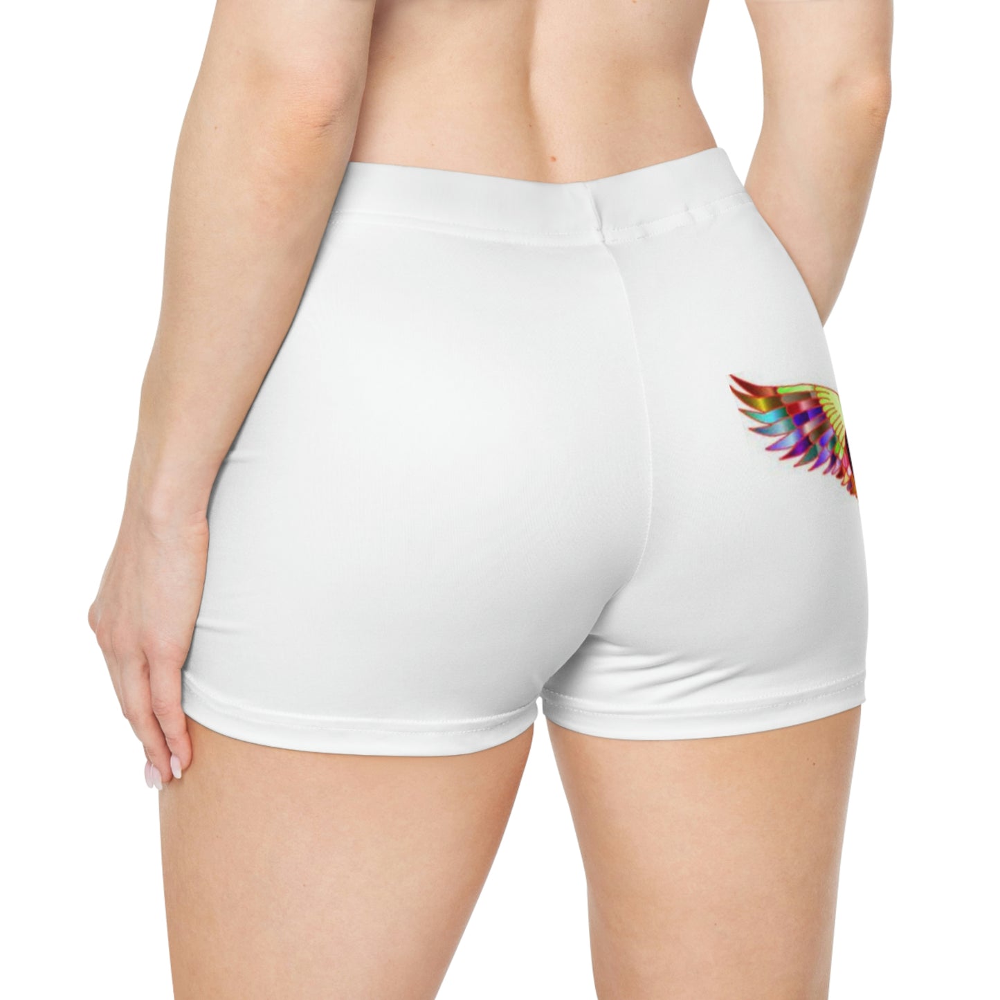 Flying Heart Short Biker Shorts