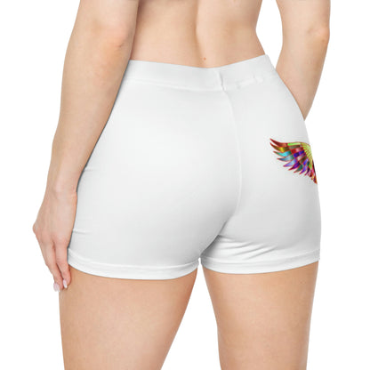 Flying Heart Short Biker Shorts